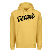 Antique Gold DETROIT Premium Hoodie - linhVisuals