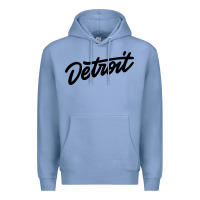 Colony Blue DETROIT Premium Hoodie - linhVisuals