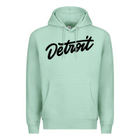 Seafoam DETROIT Premium Hoodie - linhVisuals