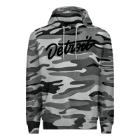 Slate Camo DETROIT Premium Hoodie - linhVisuals