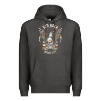 Charcoal Heather kid rock 7 Premium Hoodie - linhVisuals