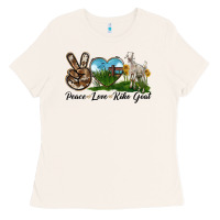 Bone Peace Love Kiko Goat Ladies Tee - LillyAllenDesigns