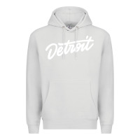 Dove Grey DETROIT Premium Hoodie - linhVisuals