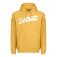 Mustard DETROIT Premium Hoodie - linhVisuals