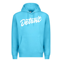 Ocean Blue DETROIT Premium Hoodie - linhVisuals