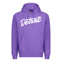 Purple DETROIT Premium Hoodie - linhVisuals