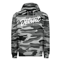 Slate Camo DETROIT Premium Hoodie - linhVisuals