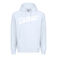 White DETROIT Premium Hoodie - linhVisuals