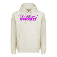 Oatmeal Heather blackberry smoke 6 Premium Hoodie - linhVisuals