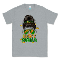 Heather Grey lucky mama St. Patricks Day Classic Tee - FaDigitalArtStudio