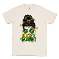 Natural lucky mama St. Patricks Day Classic Tee - FaDigitalArtStudio