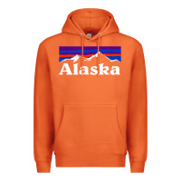 Carrot alaska retro vintage mountains & outdoors wilderness state Premium Hoodie - linhVisuals