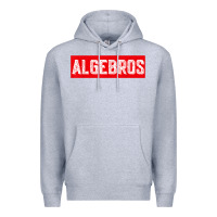 Heather Grey algebros design for math students or a present to ur teacher Premium Hoodie - linhVisuals