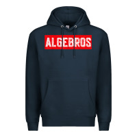Navy algebros design for math students or a present to ur teacher Premium Hoodie - linhVisuals