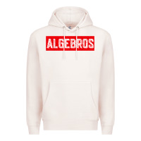 Pale Pink algebros design for math students or a present to ur teacher Premium Hoodie - linhVisuals