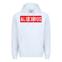 White algebros design for math students or a present to ur teacher Premium Hoodie - linhVisuals