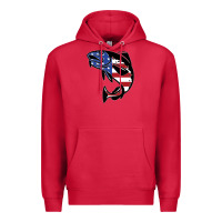 Cardinal american cod fish design fishing lover fisherman usa premium Premium Hoodie - linhVisuals