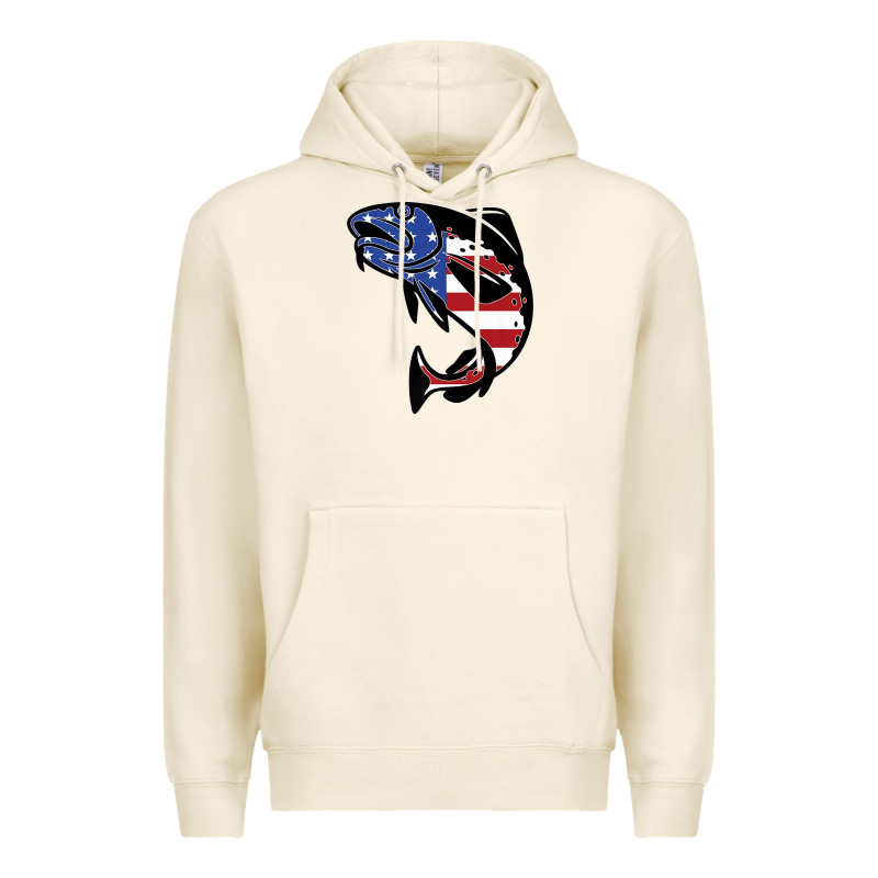 American Cod Fish Design Fishing Lover Fisherman Usa Premium Premium Hoodie by linhVisuals | Teevron