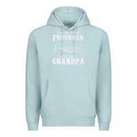 Blue Mist mens only the finest fishermen grandad premium Premium Hoodie - linhVisuals