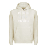 Oatmeal Heather mens only the finest fishermen grandad premium Premium Hoodie - linhVisuals