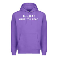 Purple april fools day for teacher ha ha made you read premium Premium Hoodie - linhVisuals