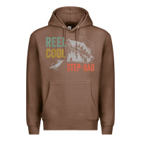 Chestnut mens reel cool step dad fishing funny fathers day Premium Hoodie - linhVisuals