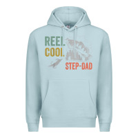 Blue Mist mens reel cool step dad fishing funny fathers day Premium Hoodie - linhVisuals