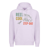 Lilac mens reel cool step dad fishing funny fathers day Premium Hoodie - linhVisuals