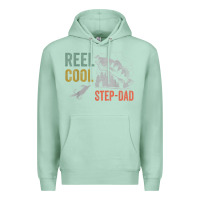 Seafoam mens reel cool step dad fishing funny fathers day Premium Hoodie - linhVisuals
