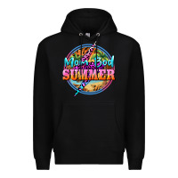 Black mom bod summer Premium Hoodie - BarkalooDesign