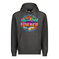 Charcoal Heather mom bod summer Premium Hoodie - BarkalooDesign