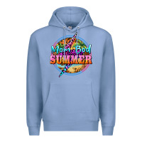 Colony Blue mom bod summer Premium Hoodie - BarkalooDesign