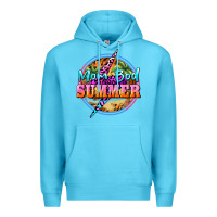 Ocean Blue mom bod summer Premium Hoodie - BarkalooDesign