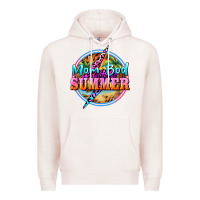 Pale Pink mom bod summer Premium Hoodie - BarkalooDesign