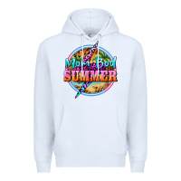White mom bod summer Premium Hoodie - BarkalooDesign