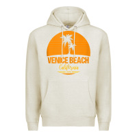 Oatmeal Heather california venice beach tank top Premium Hoodie - linhVisuals