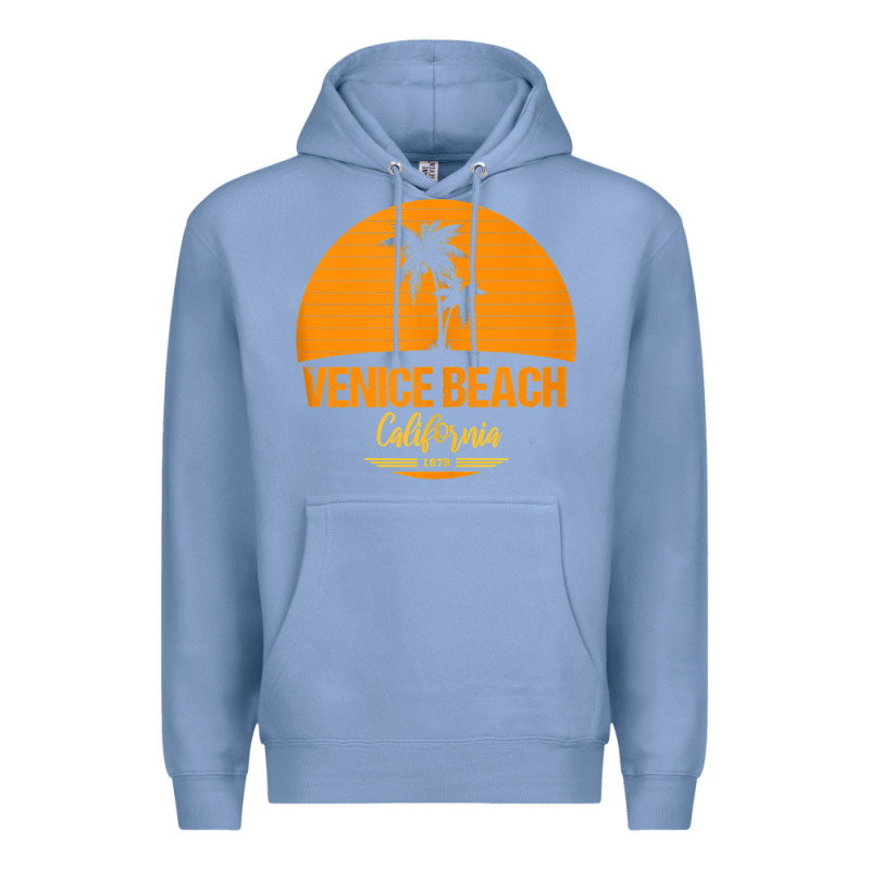 California Venice Beach Tank Top Premium Hoodie by linhVisuals | Teevron
