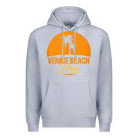Heather Grey california venice beach tank top Premium Hoodie - linhVisuals