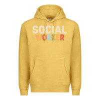Antique Gold Social Worker Job Occupation Funny Birthday Premium Hoodie - linhVisuals