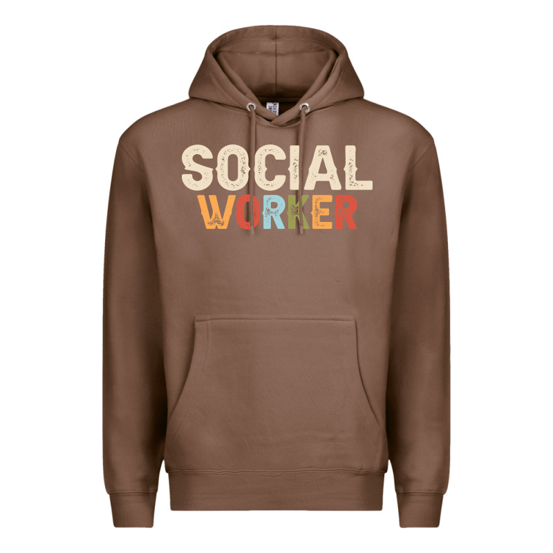 Social Worker Job Occupation Funny Birthday Premium Hoodie by linhVisuals | Teevron