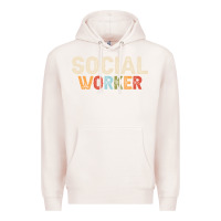 Pale Pink Social Worker Job Occupation Funny Birthday Premium Hoodie - linhVisuals