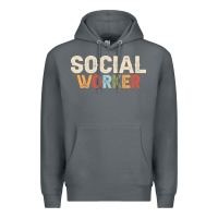 Rock Social Worker Job Occupation Funny Birthday Premium Hoodie - linhVisuals