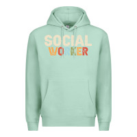 Seafoam Social Worker Job Occupation Funny Birthday Premium Hoodie - linhVisuals
