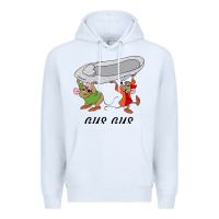 White gus gus Cinderella Premium Hoodie - linhVisuals