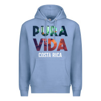Colony Blue costa rica pura vida toucan tropical surf beach vibes tank top Premium Hoodie - linhVisuals