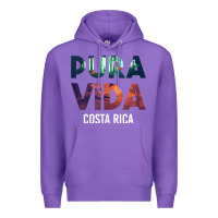 Purple costa rica pura vida toucan tropical surf beach vibes tank top Premium Hoodie - linhVisuals