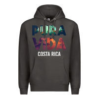 Smoke costa rica pura vida toucan tropical surf beach vibes tank top Premium Hoodie - linhVisuals