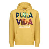 Antique Gold costa rica pura vida toucan tropical surf beach vibes tank top Premium Hoodie - linhVisuals