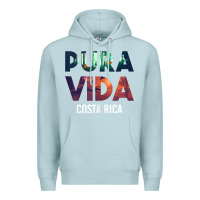 Blue Mist costa rica pura vida toucan tropical surf beach vibes tank top Premium Hoodie - linhVisuals