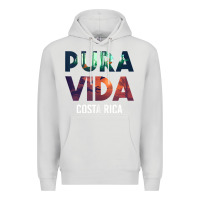 Dove Grey costa rica pura vida toucan tropical surf beach vibes tank top Premium Hoodie - linhVisuals